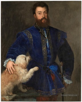 Federigo Gonzaga Duc de Mantoue Tiziano Titien Peinture à l'huile